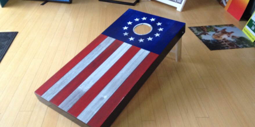 Patriotic Cornhole